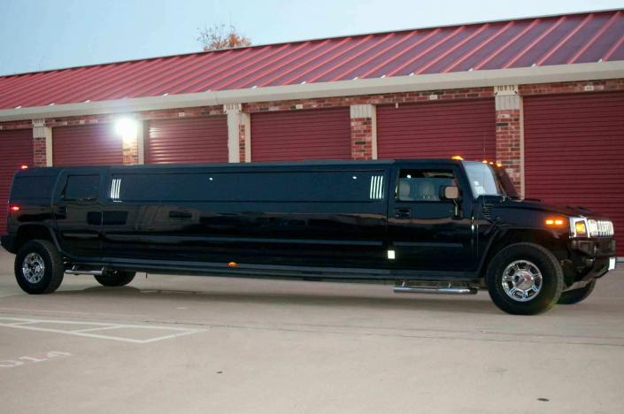 A black Stretch H2 Hummer is perfect for any event.
