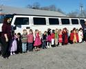 homecoming limousine for Burns Headstart, provided by Courtesy Limousine Service. 