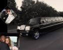 There's plenty of room for the entire bridal party in a stretch limousine!