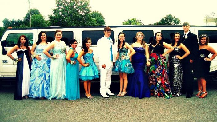prom limousine choice was a hummer limousine provided by Courtesy Limousine Service. 